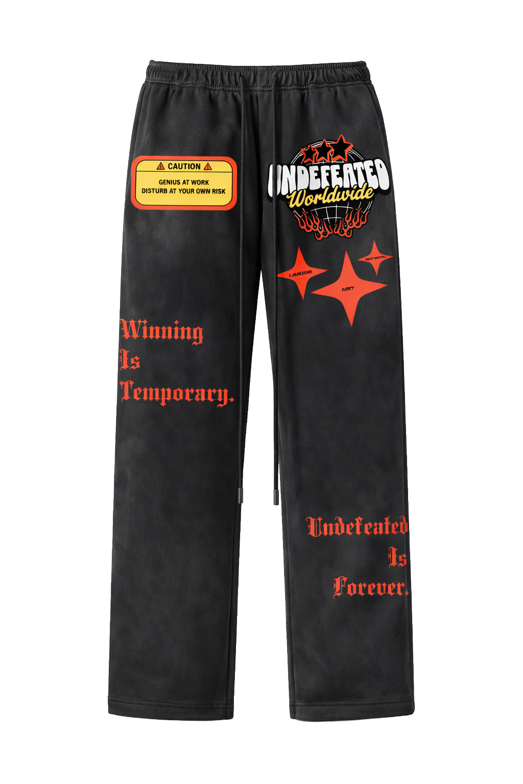 WRLDWIDE "GENUIS" JOOGERS (RED)