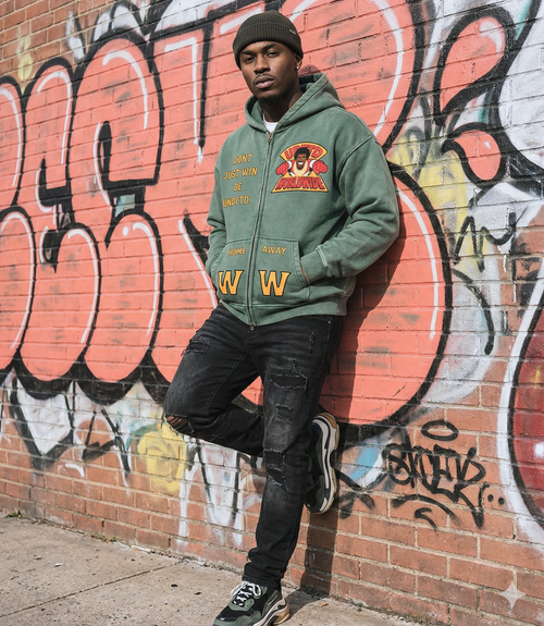 "CAPTAIN HIM" HOODIE (EMERALD GREEN)